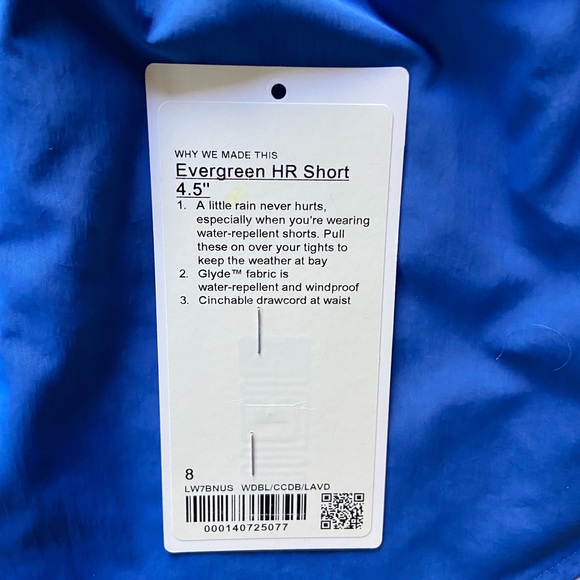 Lululemon Evergreen High Rise shorts - Picture 8 of 8